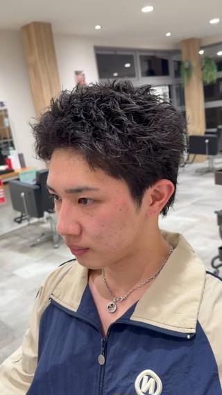 ショート メンズ Revo北安江店 でのいっさのヘアスタイル
