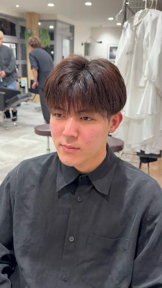 ショート カラー メンズ Revo北安江店 でのいっさのヘアスタイル