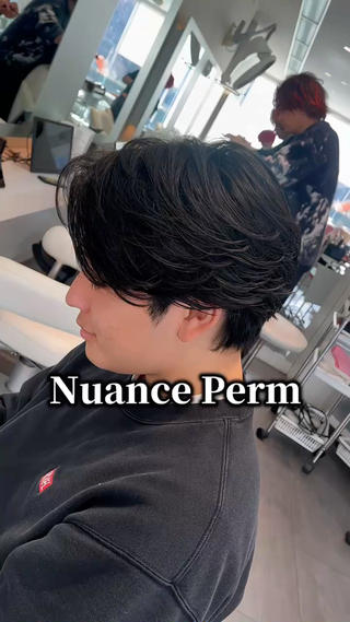 ショート パーマ ヘアアレンジ メンズ 久米 春輝のヘアスタイル