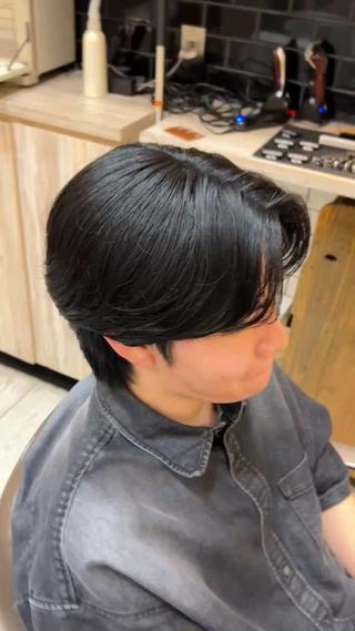 カラー メンズ 田村 龍空のヘアスタイル