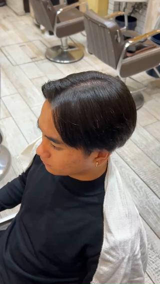 パーマ メンズ 田村 龍空のヘアスタイル