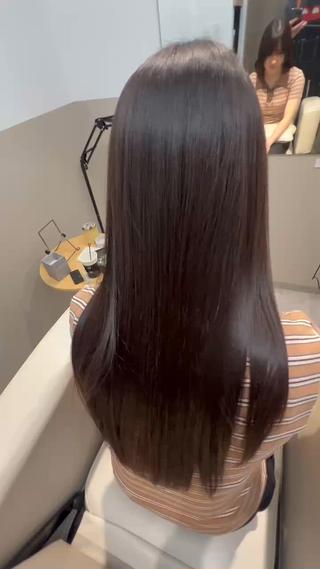 ロング カラー パーマ 神戸三宮美髪矯正 髪質改善特化★神田のヘアスタイル