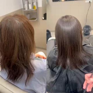 乾かしただけです。室内照明のみ。
満足いく縮毛矯正になったことがない。
細毛で軟毛。ダメージ過多。美髪になりました。

神戸三宮で美髪縮毛矯正・白髪縮毛矯正の髪質改善特化美容師しています

30代から髪の毛はだんだん弱くなっていきます。
出る症状
パサパサになりやすくなった。
艶が少なくなった
毛先がまとまりづらく、引っかかり始めた。
うねり始めた。
癖が強くなった。
前髪が割れ始めた。
トリートメントの効きが悪い。

この上記に当てはまる方は
美髪矯正で艶々、サラサラな美髪に変われる可能性があります。一度お悩みお聞かせください。

今なら新規のみ限定で割引価格で提供しています 