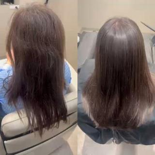 ロング カラー パーマ 神戸三宮美髪矯正 髪質改善特化★神田のヘアスタイル
