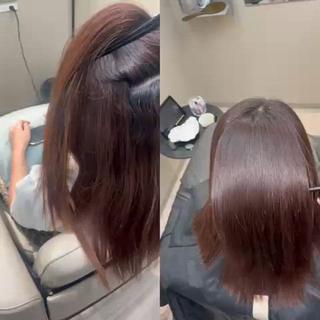乾かしただけです。室内照明のみ。
癖が出てきている根元と他店の癖戻りに毛先はハイダメージの為回復剤で
神戸三宮で美髪縮毛矯正・白髪縮毛矯正の髪質改善特化美容師しています
30代から髪の毛はだんだん弱くなっていきます。
出る症状
パサパサになりやすくなった。
艶が少なくなった
毛先がまとまりづらく、引っかかり始めた。
うねり始めた。
癖が強くなった。
前髪が割れ始めた。
トリートメントの効きが悪い。
この上記に当てはまる方は
美髪矯正で艶々、サラサラな美髪に変われる可能性があります。一度お悩みお聞かせください。
今なら新規のみ限定で割引価格で提供しています