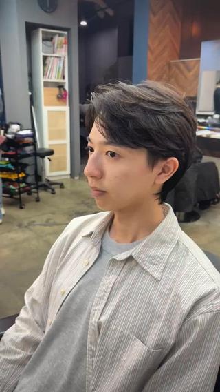 メンズ SORA/博多筑紫口 メンズパーマのヘアスタイル
