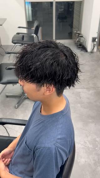 パーマ メンズ パーマ支持率No.1 店長❤️‍🔥安成弾のヘアスタイル