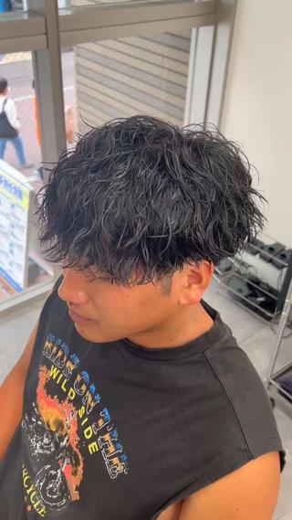 パーマ メンズ パーマ支持率No.1 店長❤️‍🔥安成弾のヘアスタイル