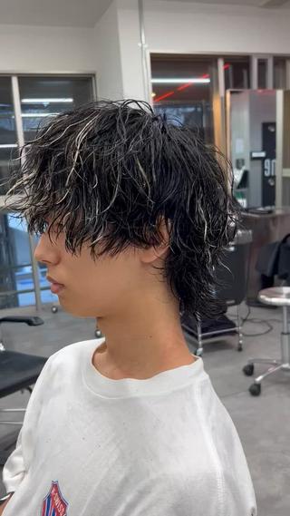 カラー パーマ メンズ パーマ支持率No.1 店長❤️🔥安成弾のヘアスタイル