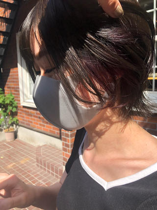 ショート カラー eri kinjoのヘアスタイル