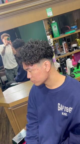 ショート パーマ メンズ 💈PRO SHOP WAVE 望愛💈のヘアスタイル