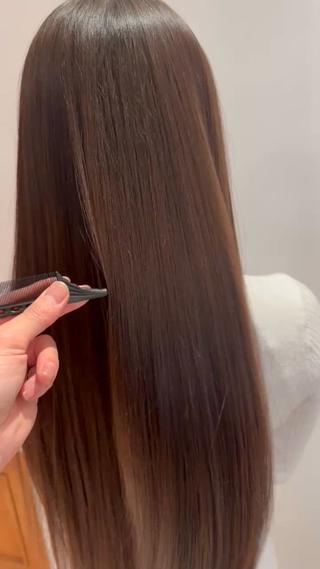 ロング カラー パーマ ヘアアレンジ 髪質改善/韓国風 レイヤー/田村祐樹のヘアスタイル