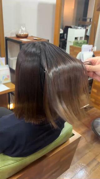 パーマ 安田 萌華のヘアスタイル