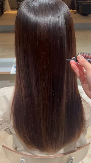 ロング 玉置七海✨ /透明感/髪質改善のヘアスタイル