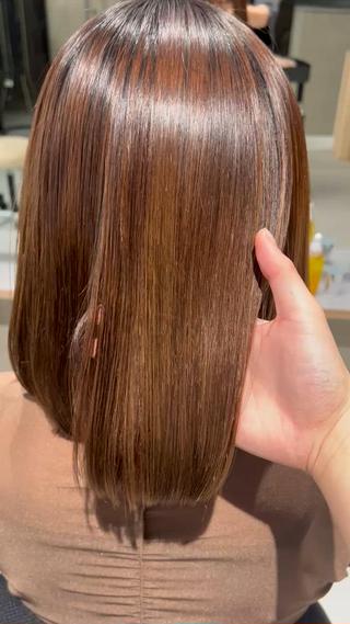 ミディアム 玉置七海✨ ／透明感／髪質改善のヘアスタイル