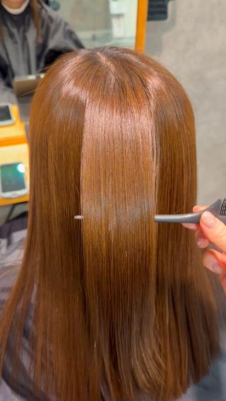ロング 相良 美羽のヘアスタイル