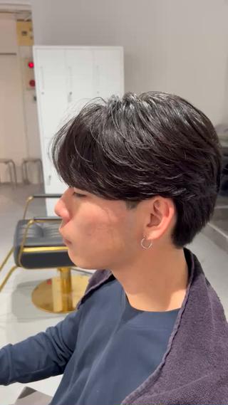 パーマ メンズ 札幌メンズ専門 星雅哉のヘアスタイル