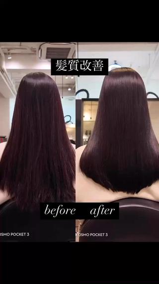 ずっと担当しているお客様ビフォーから綺麗です。