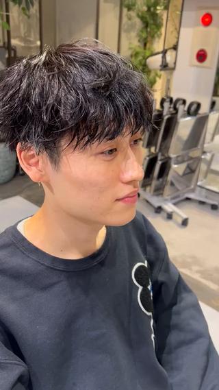 パーマ メンズ メンズ清潔感のプロ 💈メンズパーマ藤田のヘアスタイル