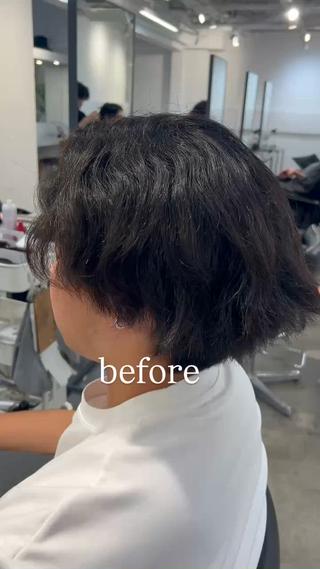 パーマ メンズ メンズ清潔感のプロ 💈メンズパーマ藤田のヘアスタイル