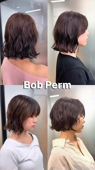 ショート パーマ ラフなパーマ 石川雄麻のヘアスタイル