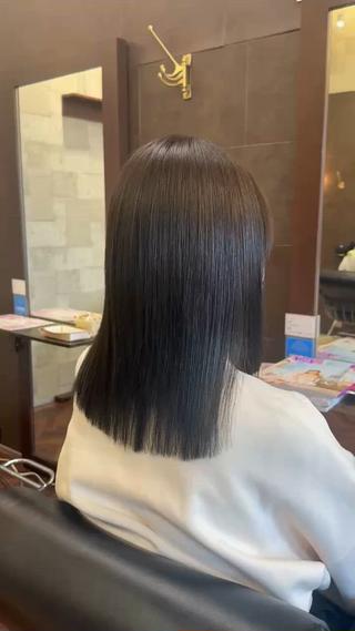 圧倒的な艶感を髪に