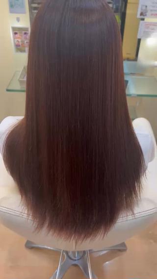 セミロング 髪質改善/縮毛矯正 タカヤマ タクミのヘアスタイル