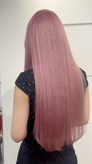 ロング ブリーチ透明感カラー 🍀mizuki🍀のヘアスタイル