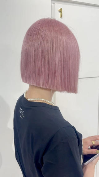 ミディアム ブリーチ透明感カラー 🍀mizuki🍀のヘアスタイル