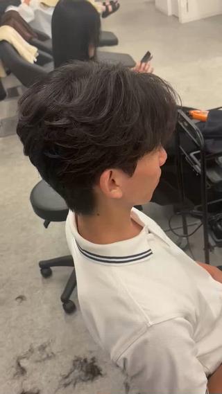 メンズ 曲がる縮毛矯正✨️ パーマ🌀 晃哉‎のヘアスタイル