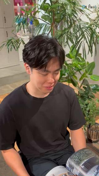 パーマ メンズ ON fleek藤原 敦のヘアスタイル