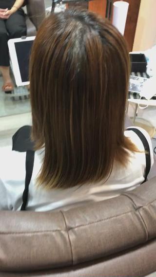 セミロング パーマ 木村 幸浩のヘアスタイル