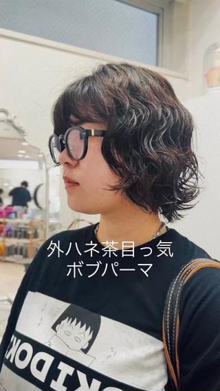 ショート スギヤマチヒロ /パーマ/ショートのヘアスタイル
