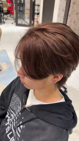 ショート メンズ ０分パーマ/ メンズパーマ藤原海斗のヘアスタイル