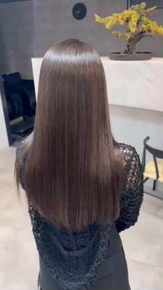 ロング ✨美髪矯正✨髪質改善 ✨レイヤー✨大山　悠のヘアスタイル