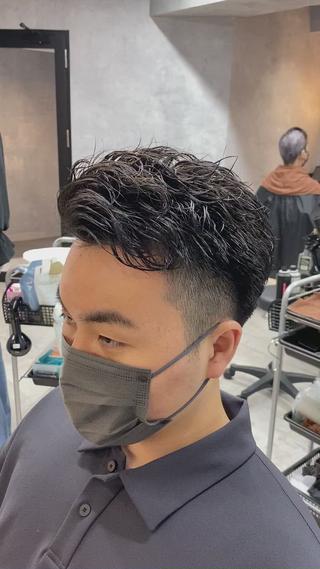 外国人風かきあげスパイラル
ツヤ感プラスで雰囲気たっぷり出ます!!