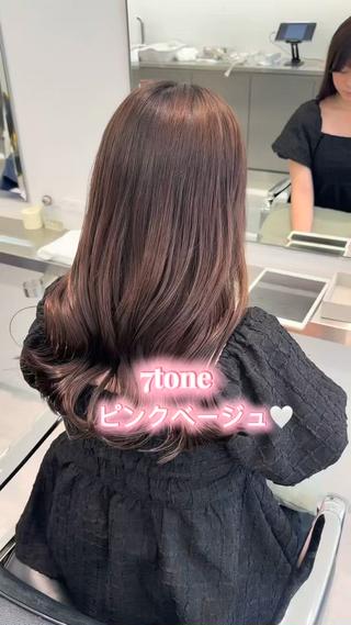 ロング parvemix平野 真央🎀💞のヘアスタイル