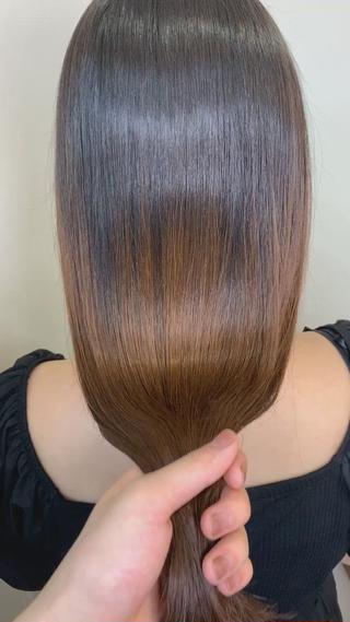 ロング 髪質改善・縮毛矯正 特化・ユウシンのヘアスタイル