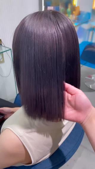カラー Mii. 内田萌々のヘアスタイル