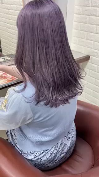 セミロング カラー famille ファミーユのヘアスタイル
