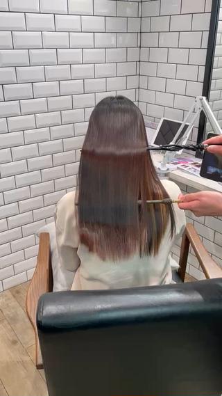 ロング パーマ ❄️透明感カラー/ 髪質改善❄️WAOのヘアスタイル