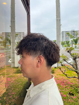 ショート パーマ メンズ 北川 寛之✨メンズパーマ✨のヘアスタイル