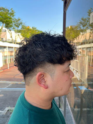 ショート パーマ メンズ 北川 寛之✨メンズパーマ✨のヘアスタイル