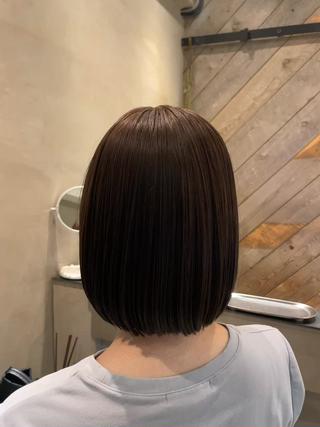 ショート カラー 新宿 /透明感カラー レイヤー/NANAのヘアスタイル