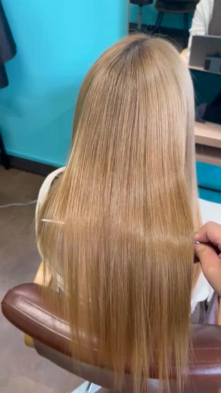 ロング 縮毛矯正/髪質改善 島　広大のヘアスタイル