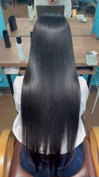 ロング 縮毛矯正/髪質改善 島　広大のヘアスタイル