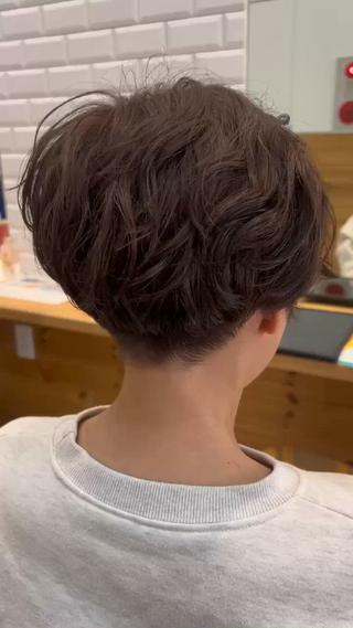 #ショートヘア #刈り上げ女子 #刈り上げ