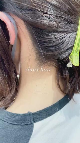 ショート 👑銀座ショート/ 絶壁補正/金子涼👑のヘアスタイル