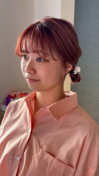 オレンジピンク
オレンジにピンク味を足すことで、色落ち時の嫌なキラキラ感を減らすことが出来ます!