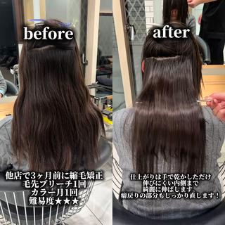 ナチュラルウルフ 九嶋優斗のヘアスタイル